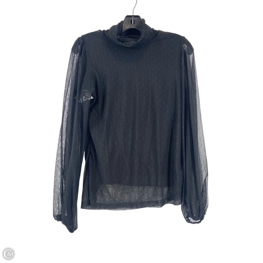Top Long Sleeve By Catherine Malandrino In Black, Size: M