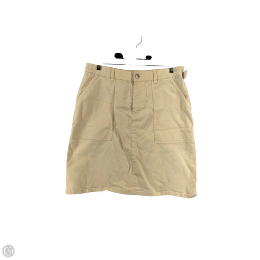 Skirt Mini & Short By Lauren By Ralph Lauren In Tan, Size: 10