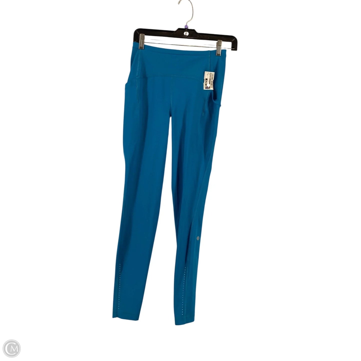 Athletic Leggings By Lululemon In Teal, Size: 6