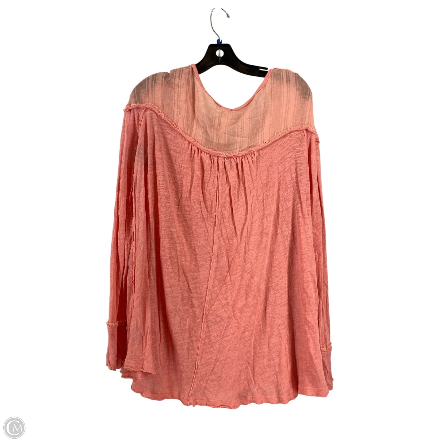 Top Long Sleeve By We The Free In Pink, Size: L
