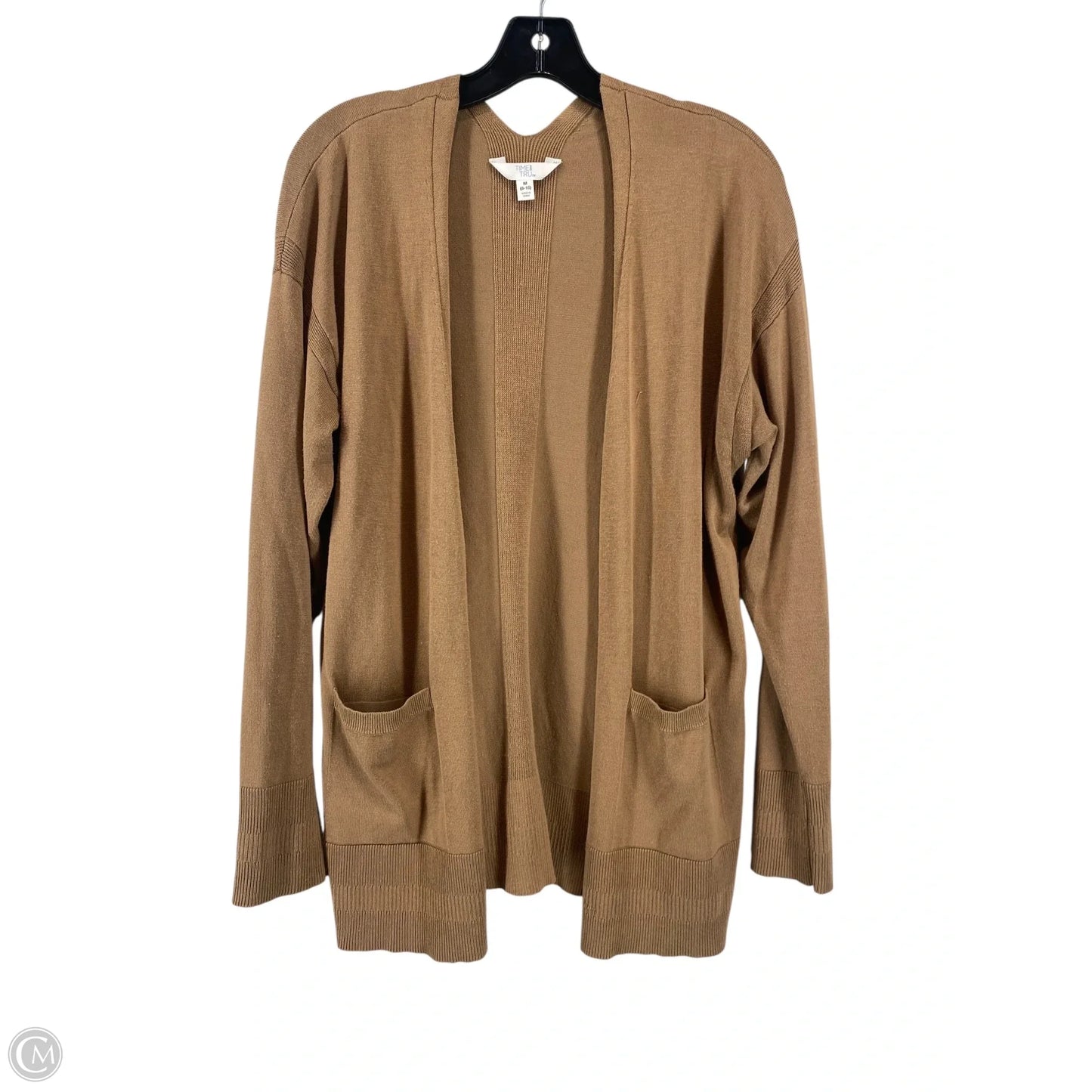 Cardigan By Time And Tru In Tan, Size: M