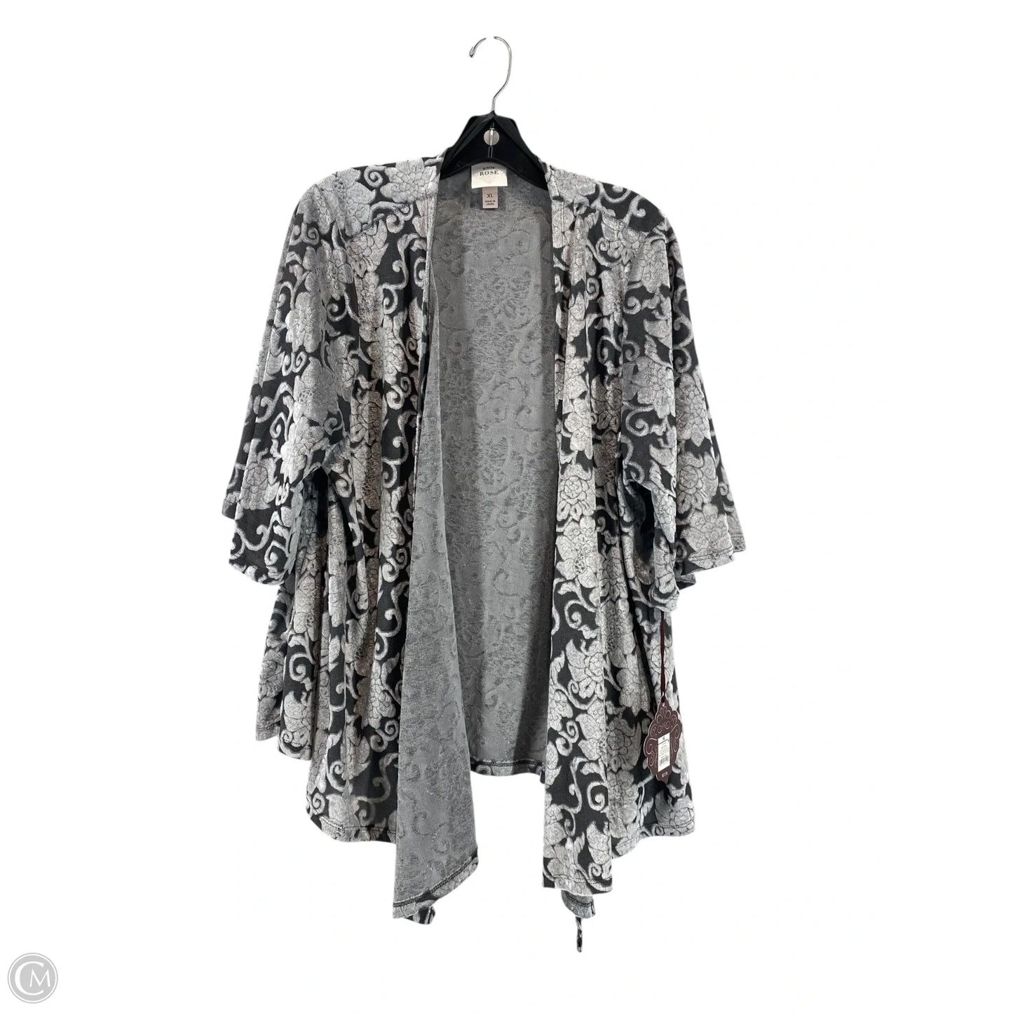 Cardigan By Knox Rose In Silver, Size: Xl