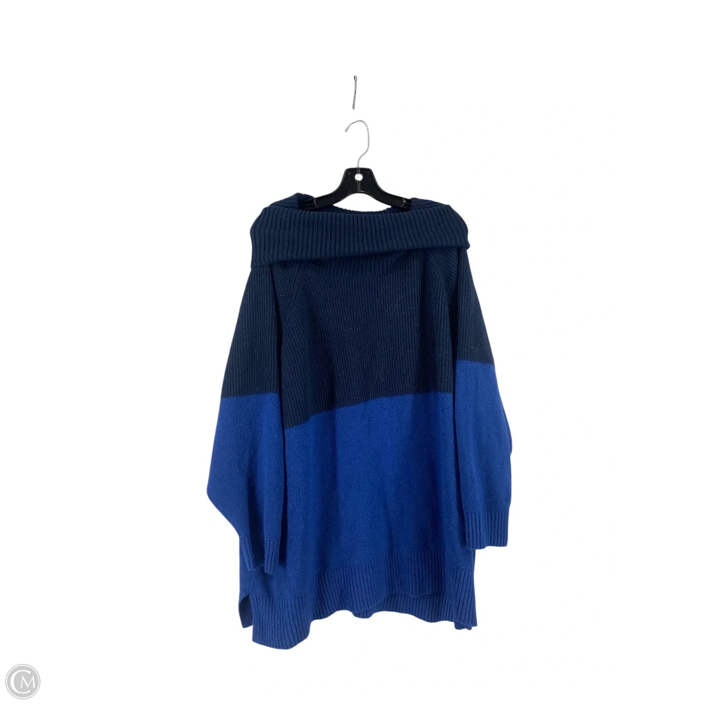 Sweater By Terra & Sky In Blue, Size: 4x