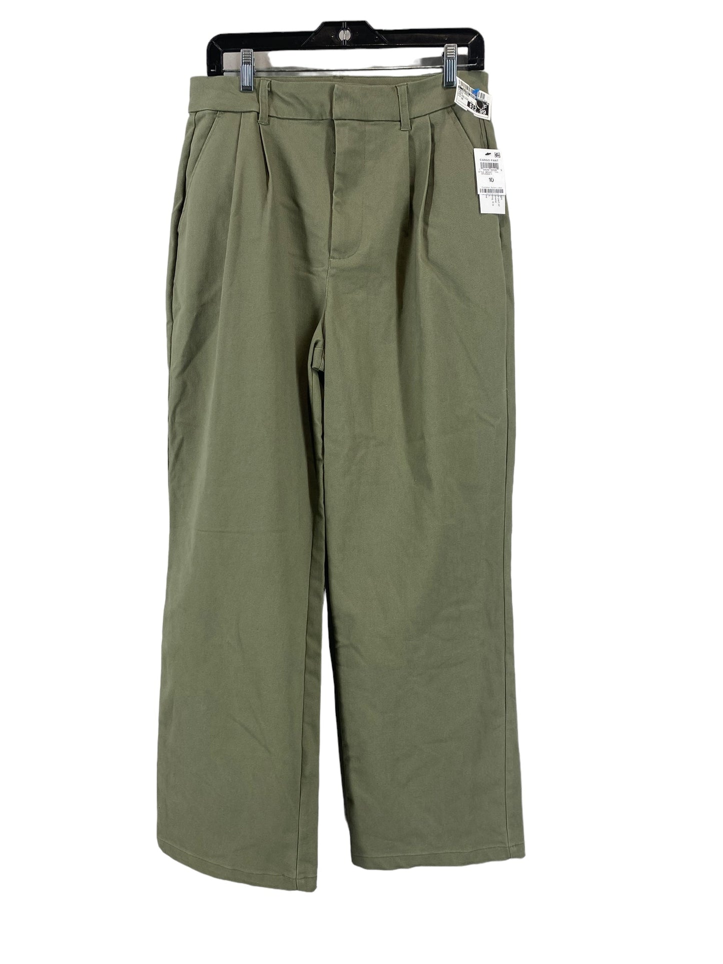 Green Pants Dress Clothes Mentor, Size 10