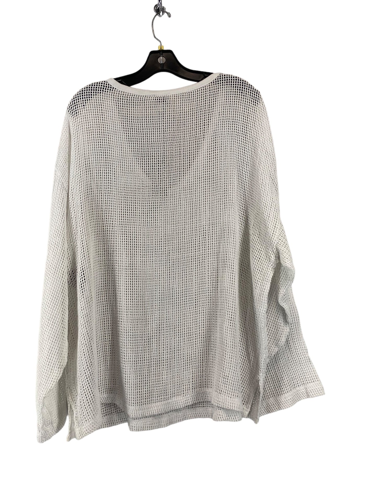 White Top Long Sleeve Chicos, Size 3