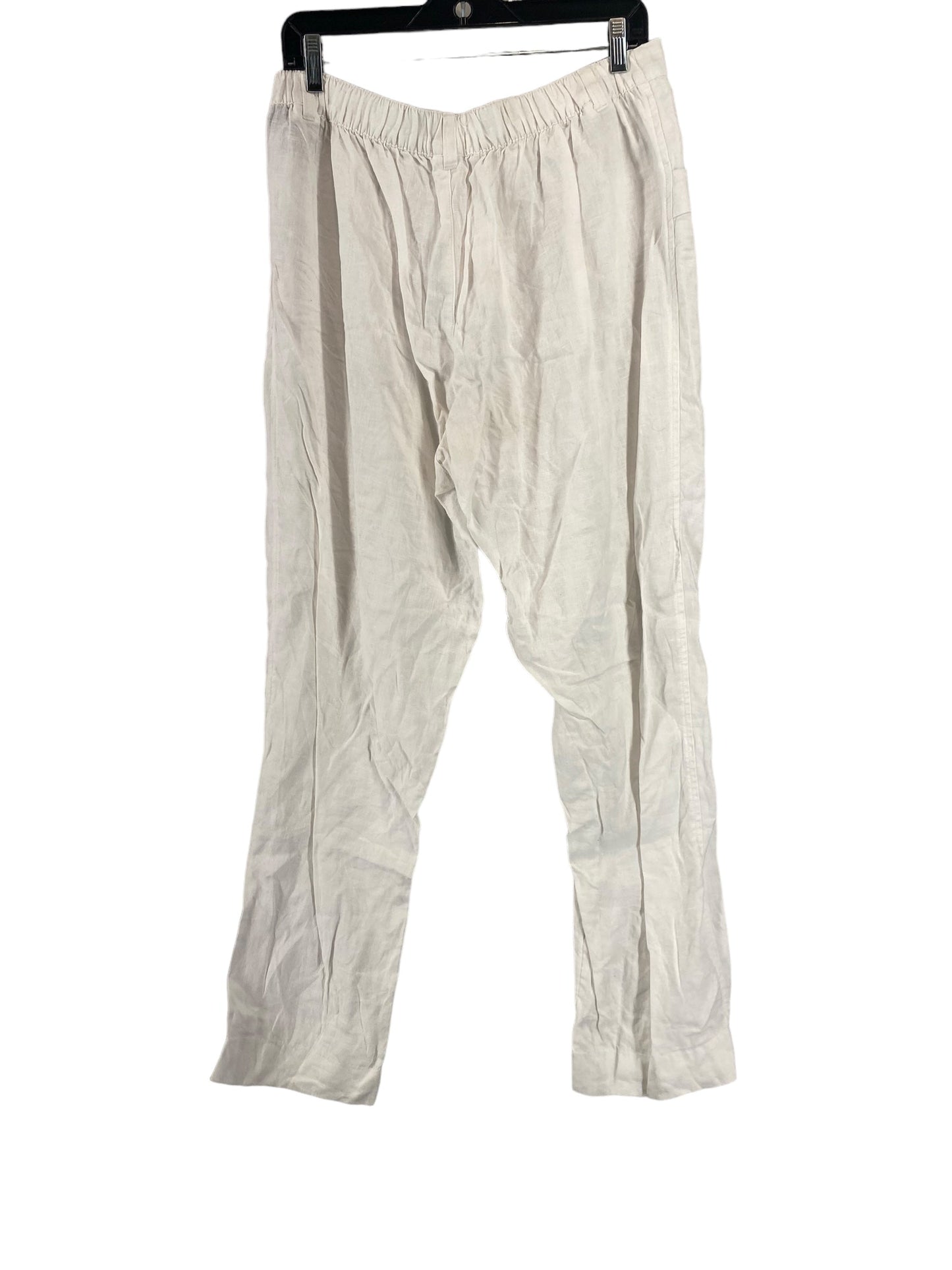 White Pants Lounge Nicole Miller, Size Xl