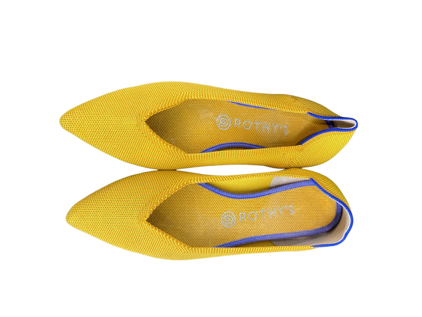 Shoes Designer By Rothys In Yellow, Size: 9.5