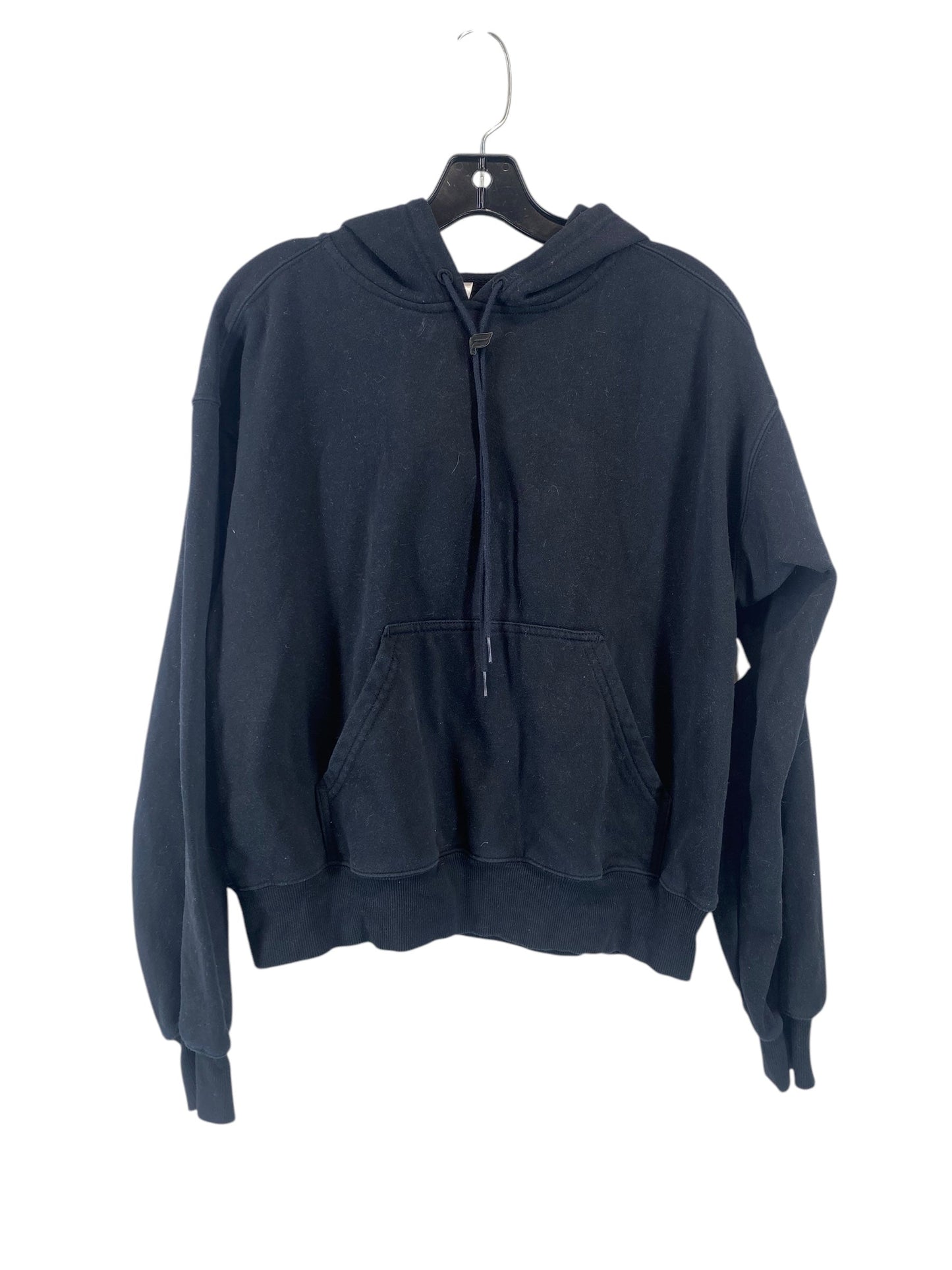 Athletic Sweatshirt Hoodie By Fabletics In Black, Size: M