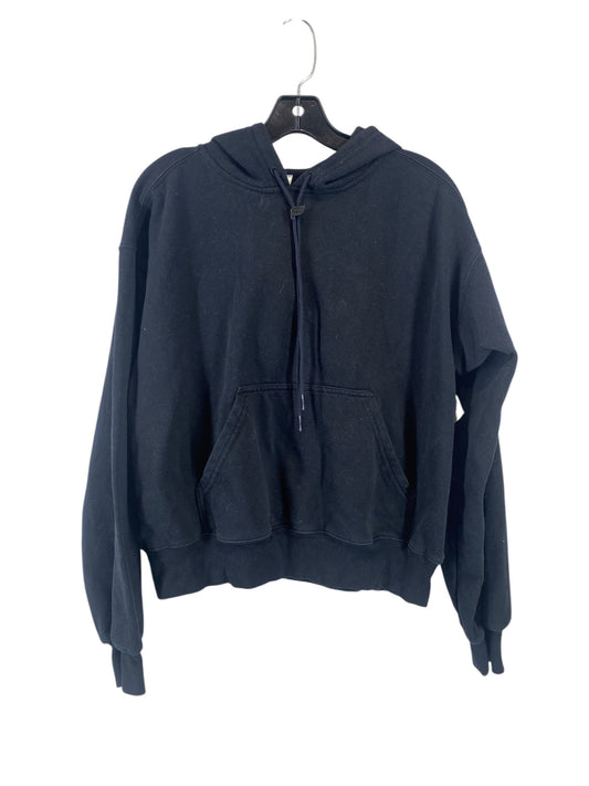 Athletic Sweatshirt Hoodie By Fabletics In Black, Size: M