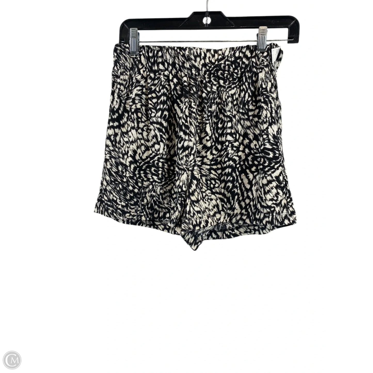 Shorts By H&m In Black & White, Size: S
