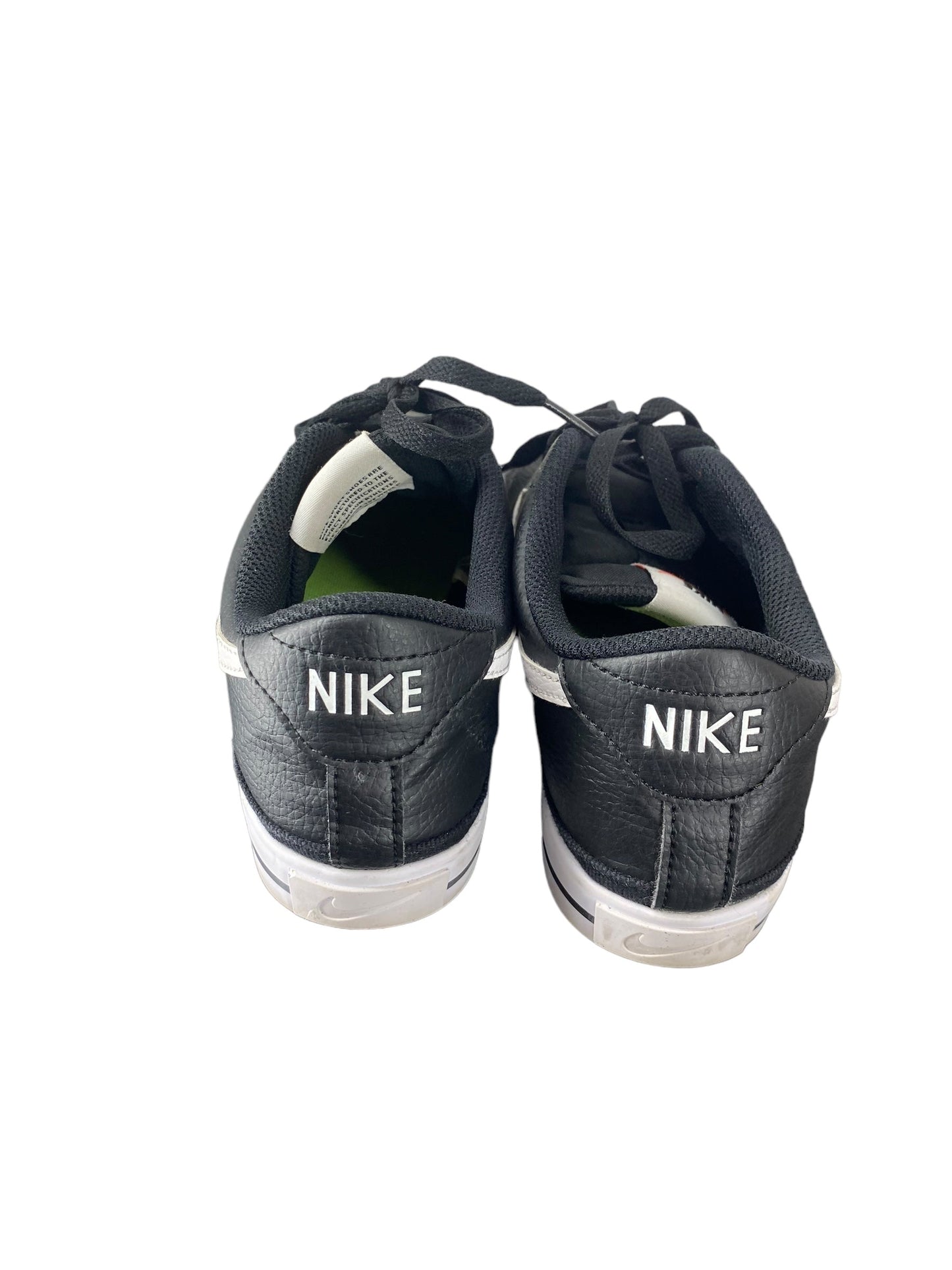 Black Shoes Sneakers Nike, Size 8