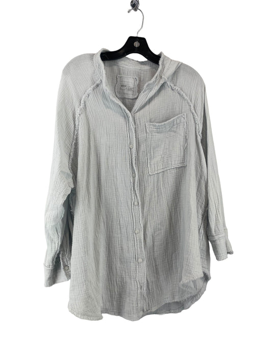White Blouse Long Sleeve Aerie, Size L