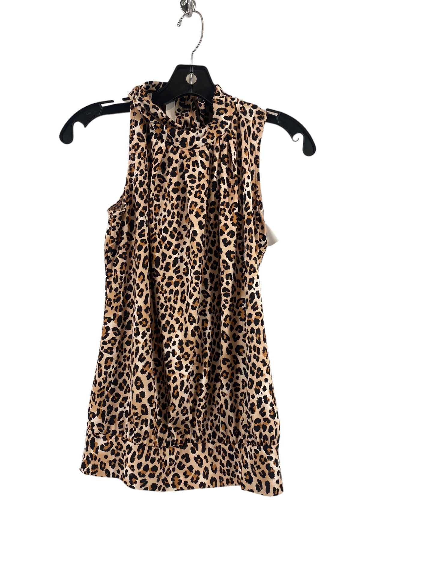 Animal Print Blouse Sleeveless Perseption Concept, Size S