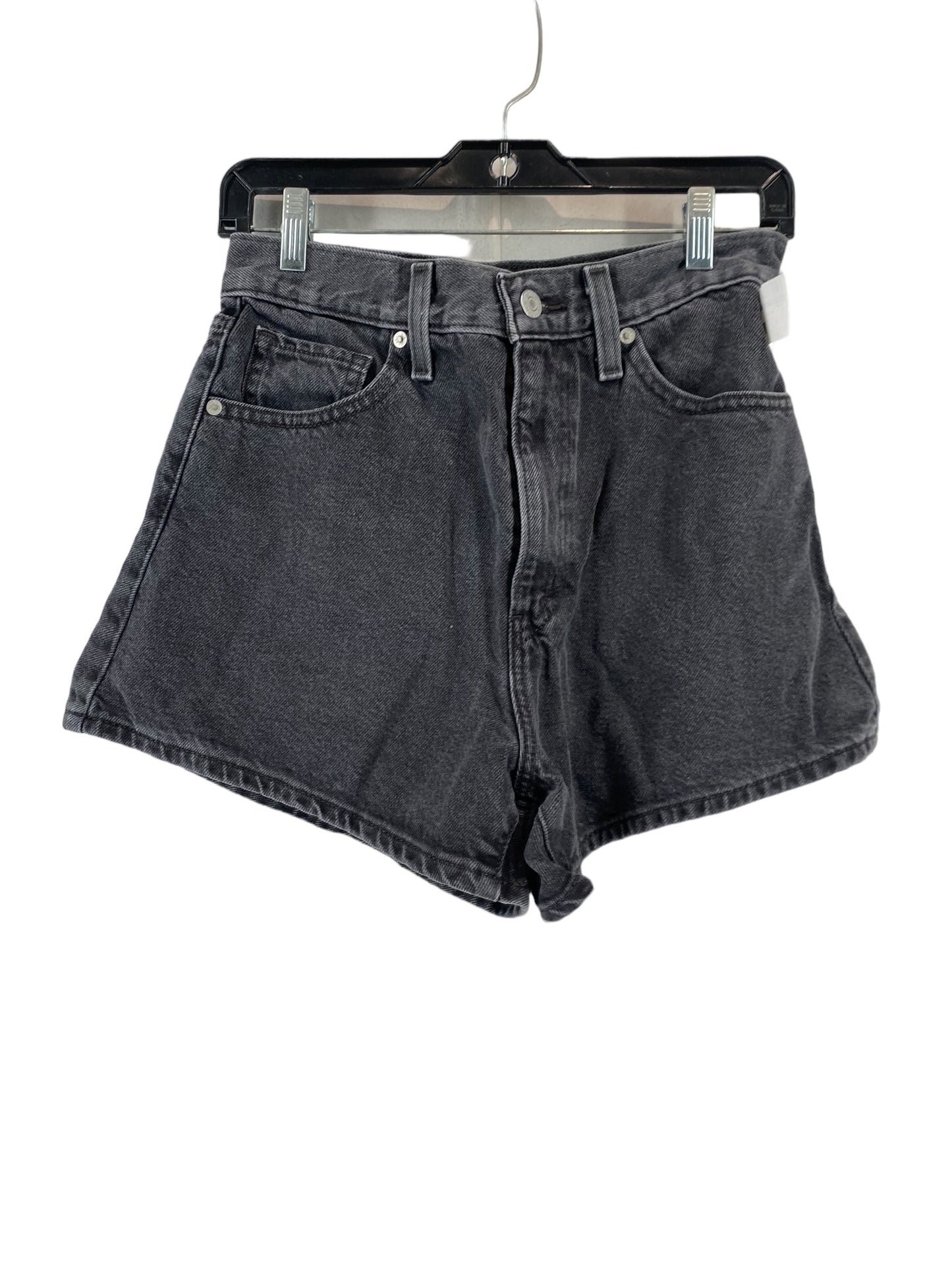 Black Denim Shorts Levis, Size 28