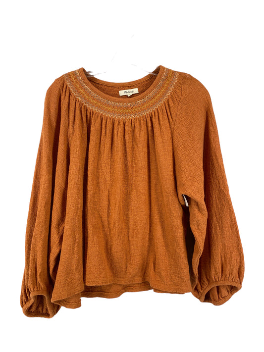 Top Long Sleeve By Madewell  Size: S