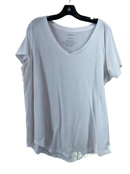 Top Short Sleeve Basic By Torrid  Size: 2