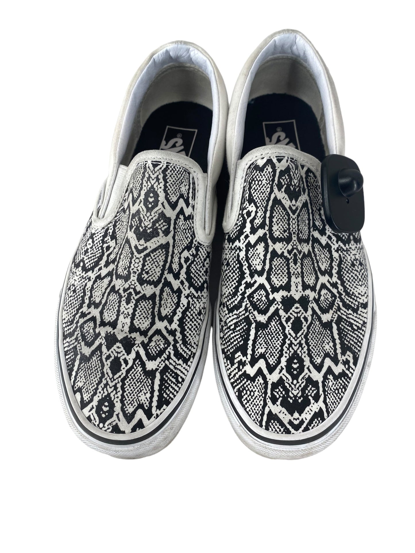 Snakeskin Print Shoes Sneakers Vans, Size 8.5