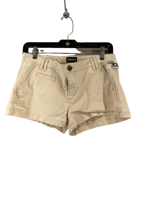 Tan Shorts Express, Size 4