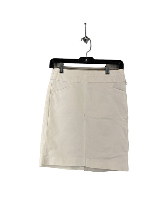 White Skirt Mini & Short Banana Republic, Size 0