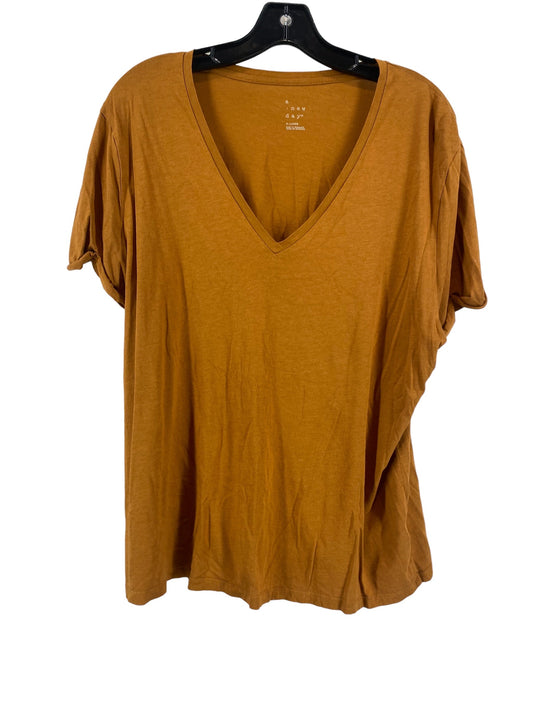 Copper Top Short Sleeve Basic A New Day, Size Xl