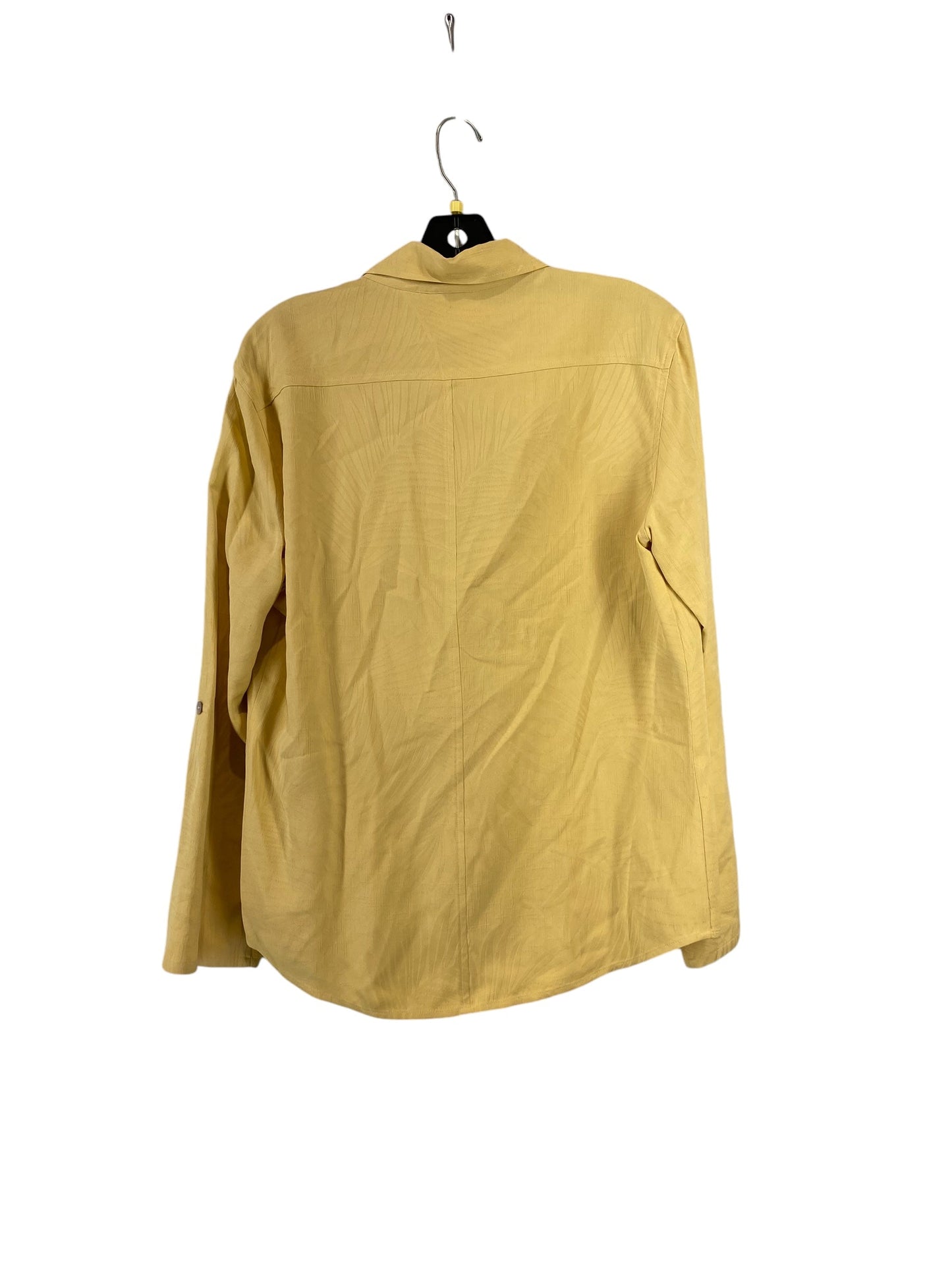 Top Long Sleeve By Chicos In Yellow, Size: 1