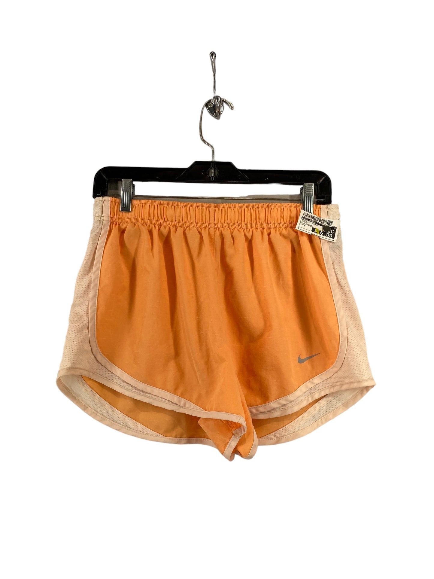 Orange Athletic Shorts Nike Apparel, Size M