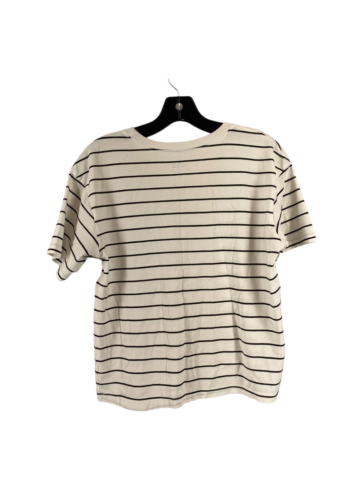 Striped Pattern Top Short Sleeve Time And Tru, Size S