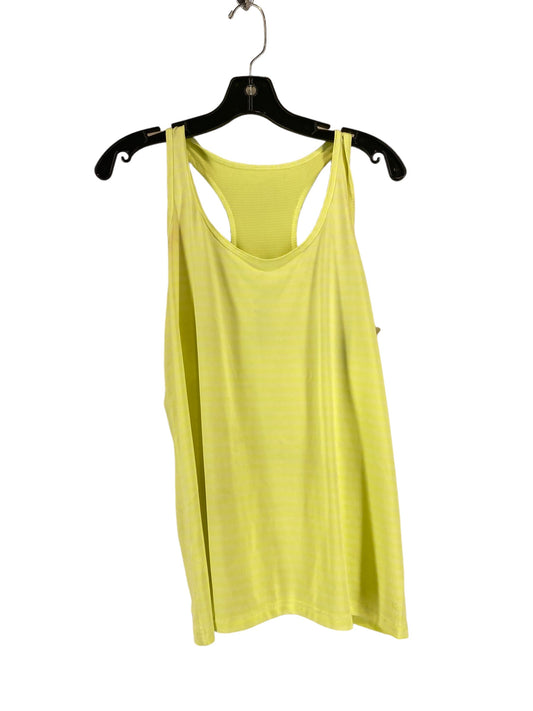 Yellow Athletic Tank Top Danskin, Size Xl