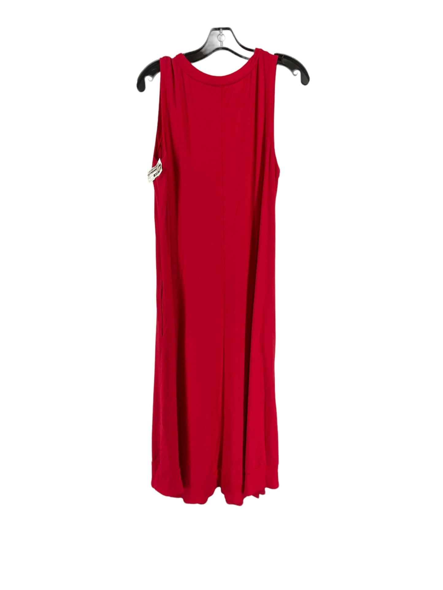 Red Dress Casual Maxi Chicos, Size 2