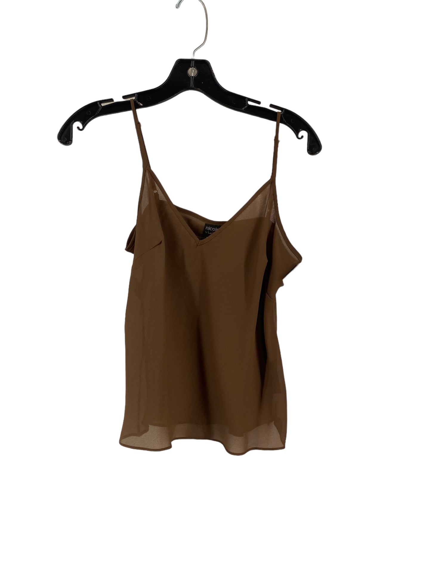 Tank Top By Nicole By Nicole Miller In Brown, Size: S