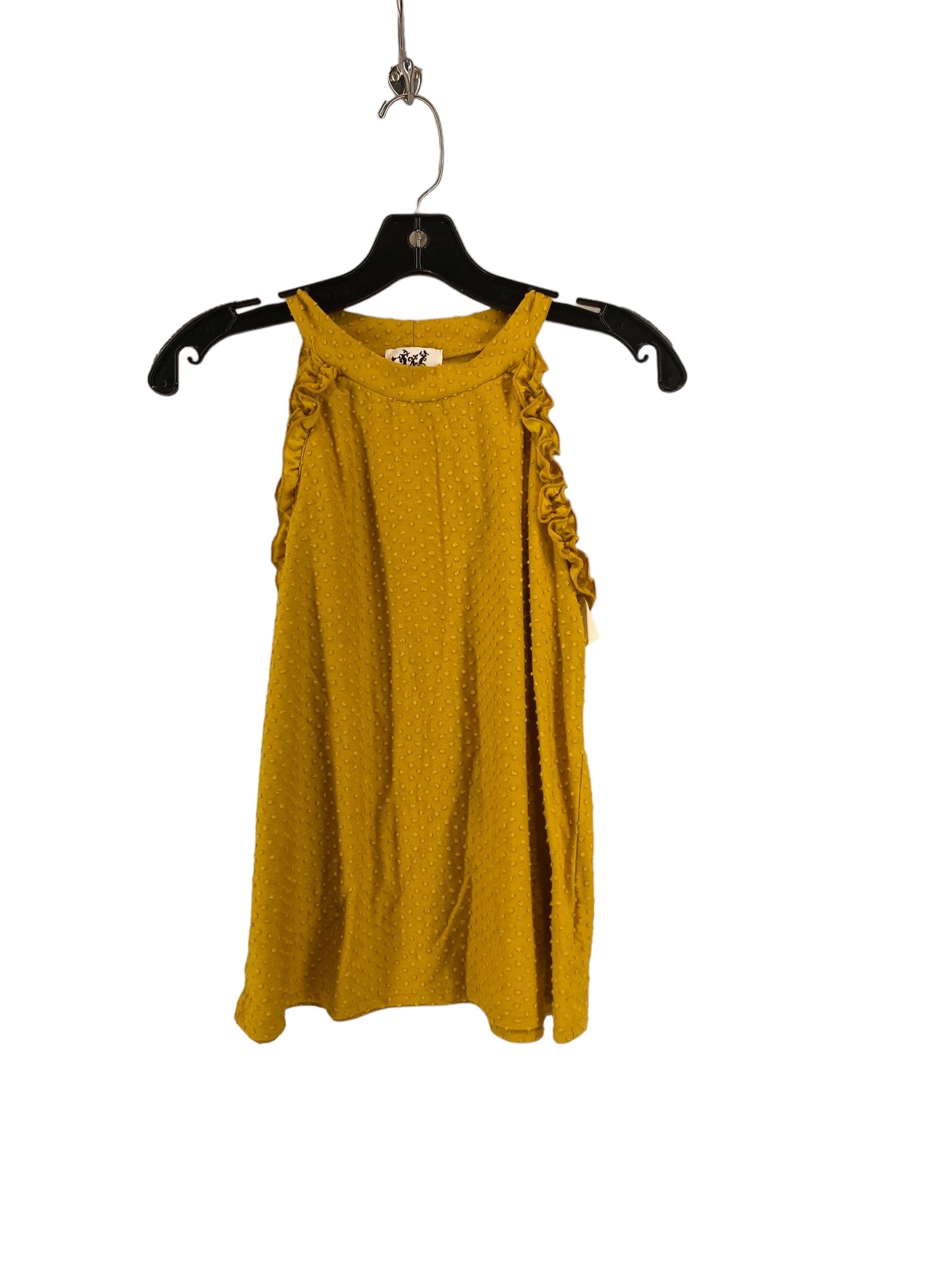 Tank Top By Who What Wear In Yellow, Size: S