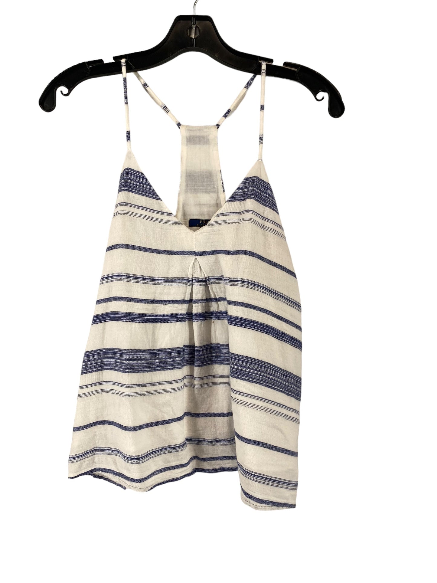 Tank Top By Polo Ralph Lauren In Blue & White, Size: 4