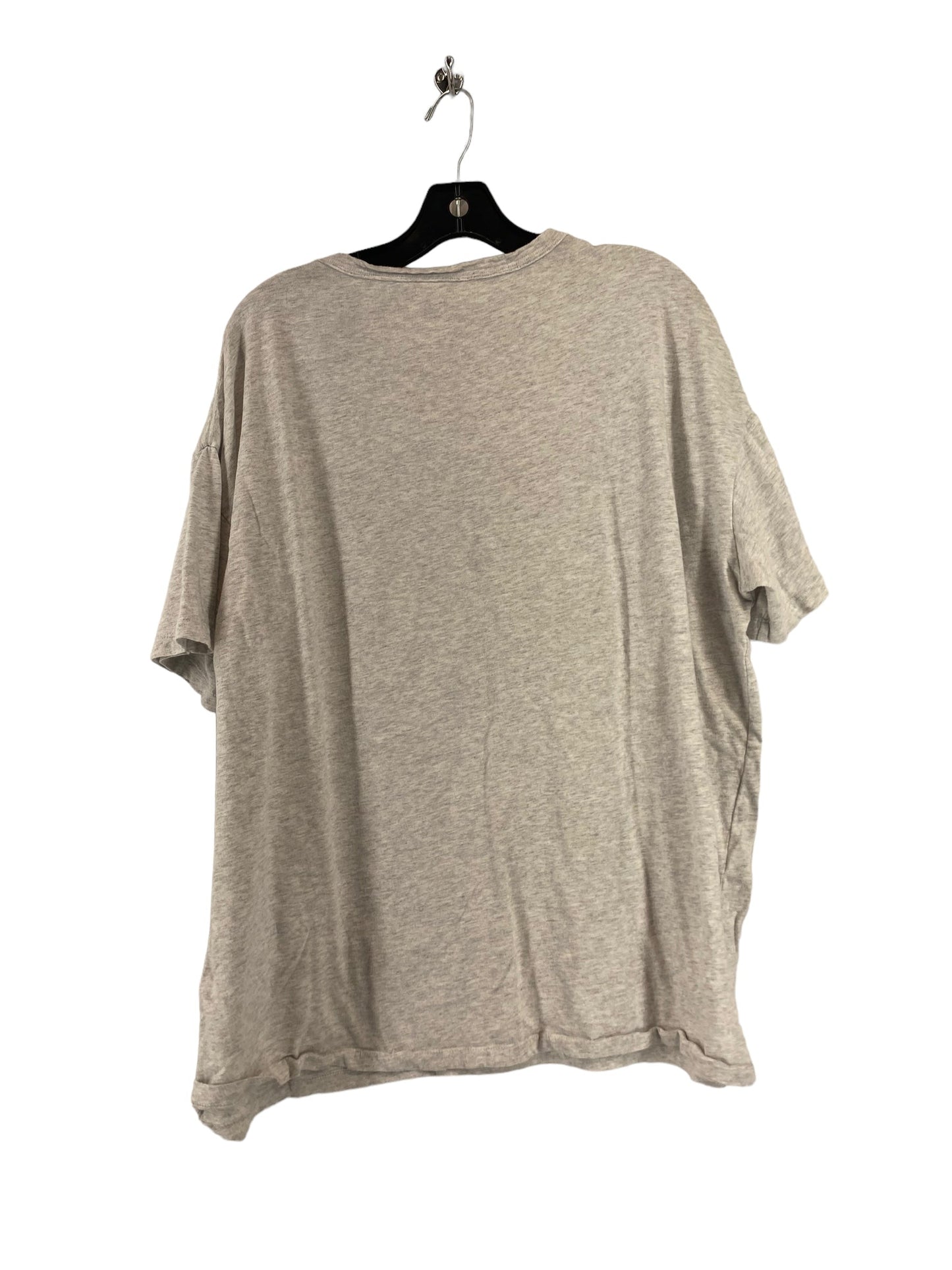 Top Short Sleeve By Aerie In Grey, Size: Xl