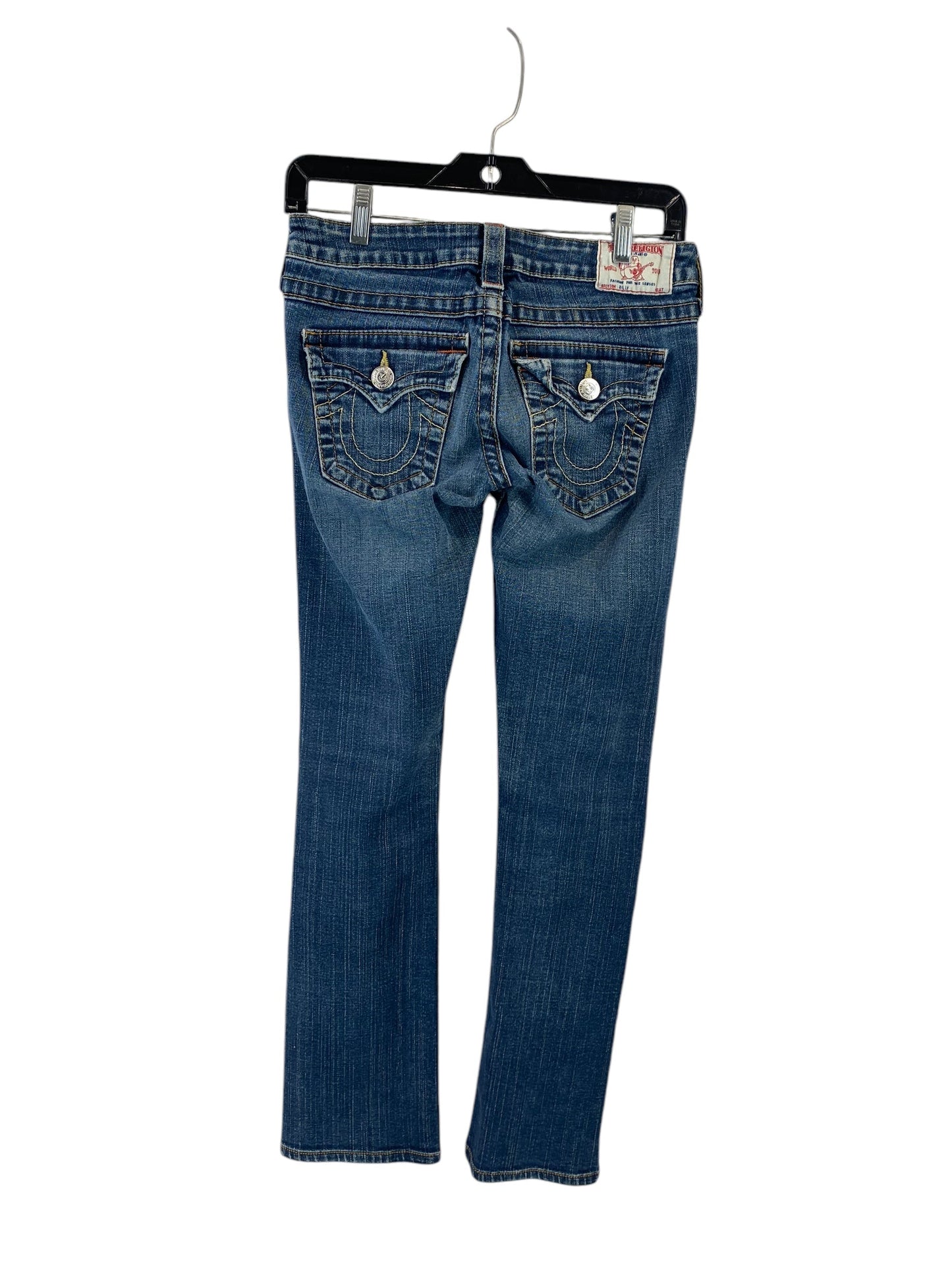 Jeans Boot Cut By True Religion In Blue Denim, Size: 26