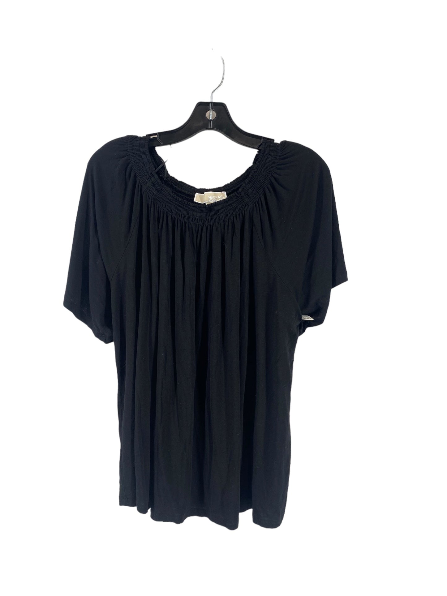 Top 3/4 Sleeve By Michael By Michael Kors In Black, Size: 3x