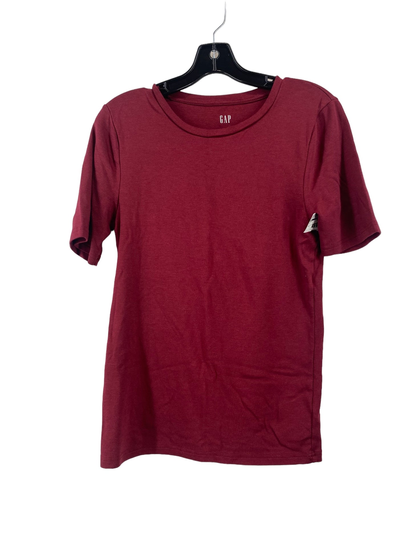 Top Short Sleeve By Gap In Red, Size: L