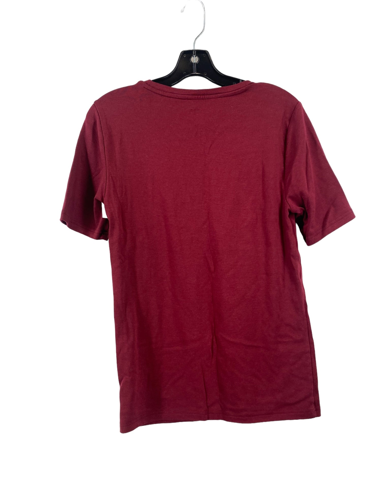 Top Short Sleeve By Gap In Red, Size: L