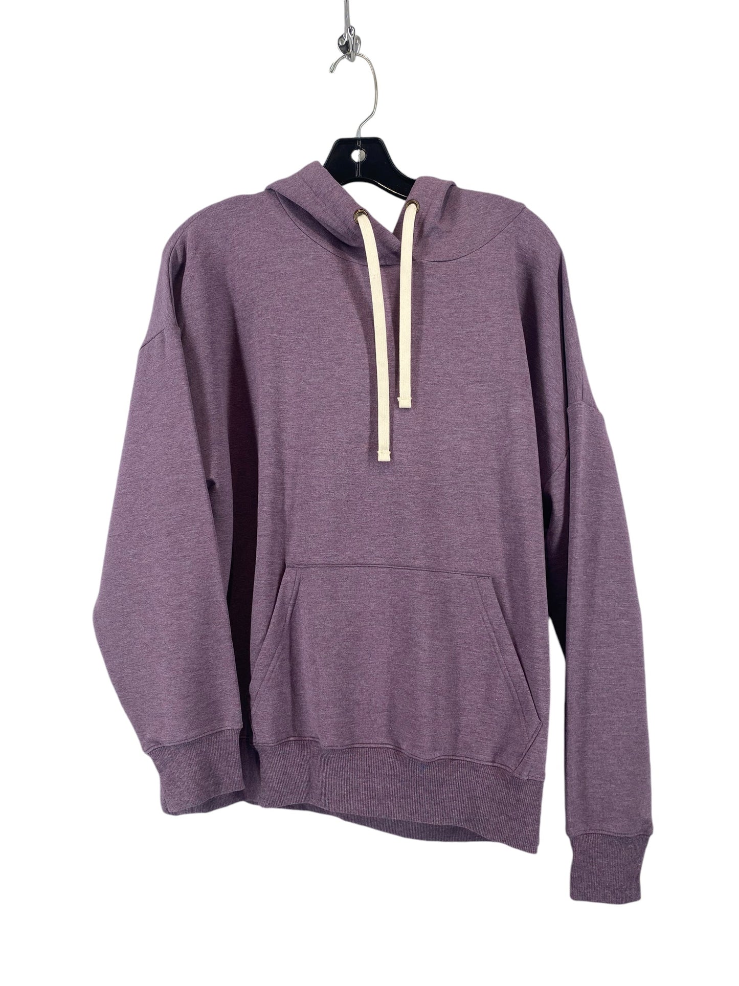 Athletic Top Long Sleeve Hoodie By Buffalo David Bitton In Purple, Size: L