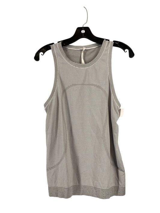 Athletic Tank Top By Lululemon In Black & White, Size: 4