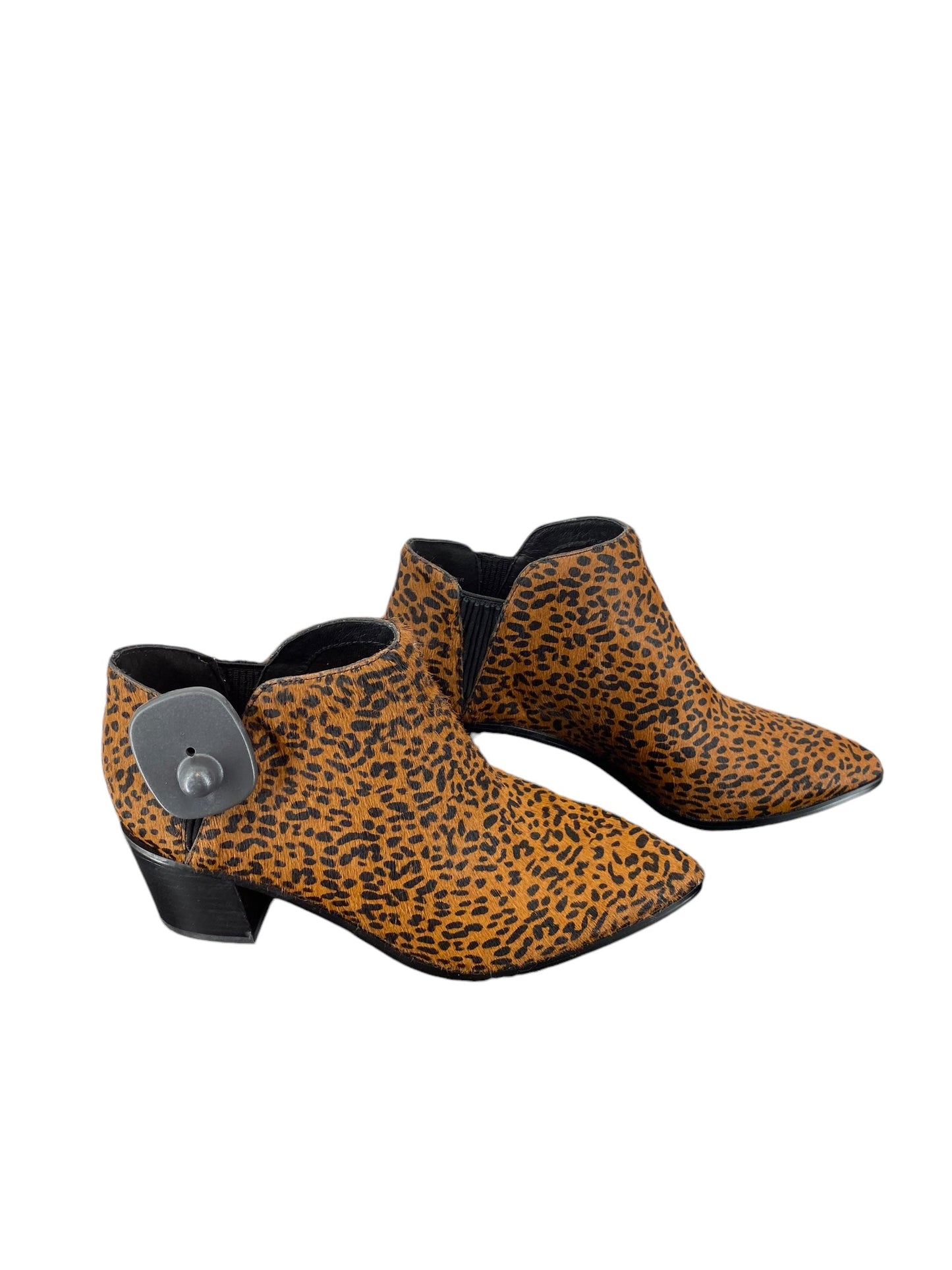 Boots Ankle Heels By Sanctuary In Animal Print, Size: 7