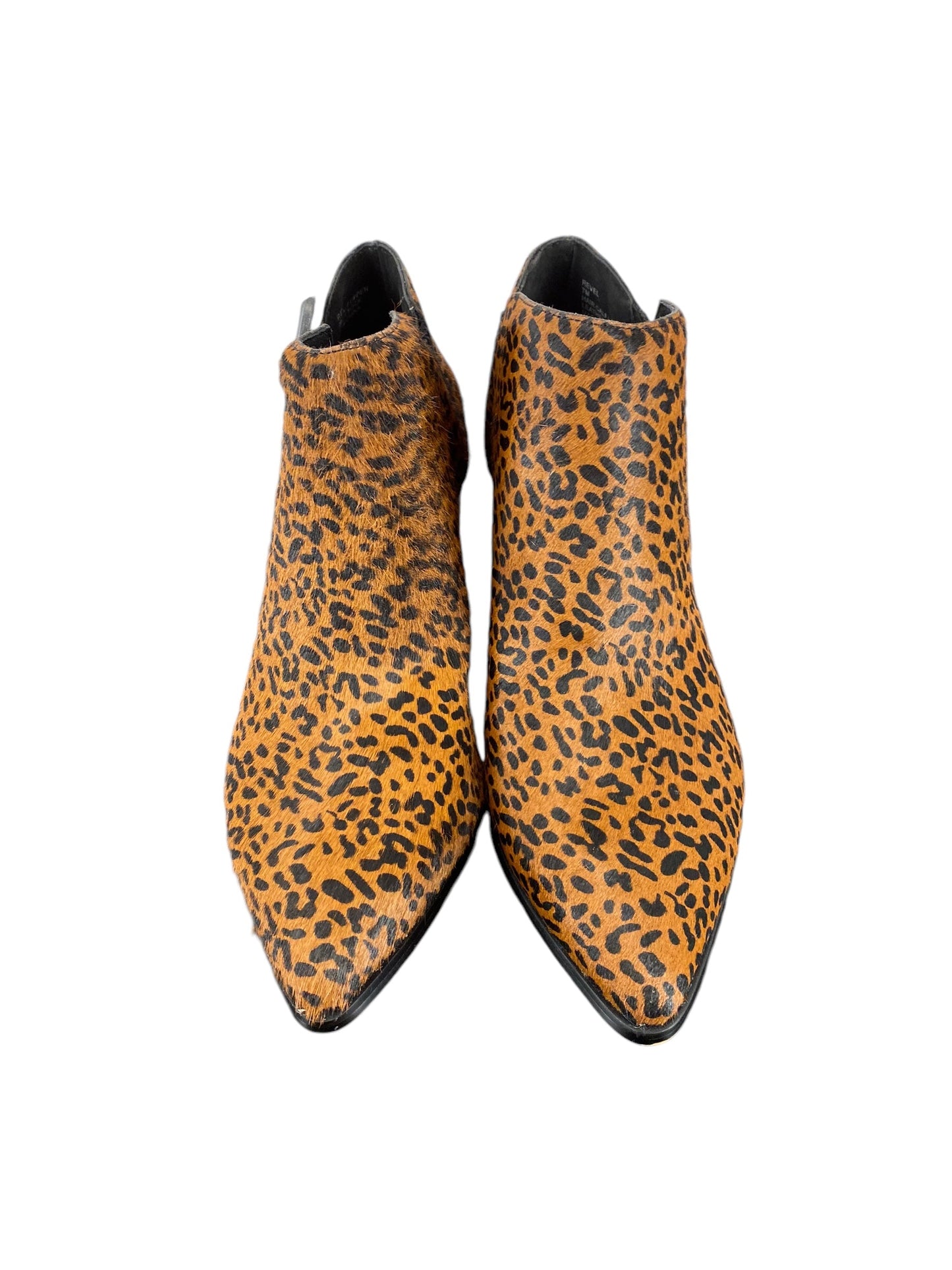 Boots Ankle Heels By Sanctuary In Animal Print, Size: 7