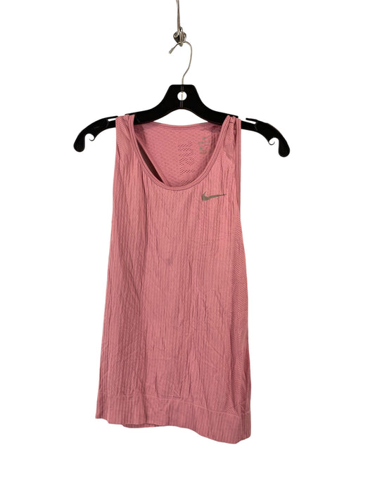 Athletic Tank Top By Nike In Pink, Size: S