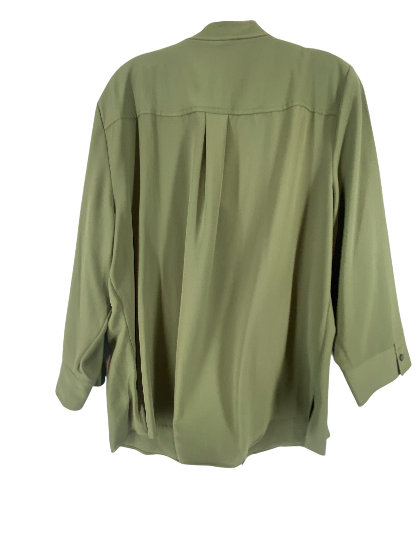 Top Long Sleeve By Chicos In Green, Size: 30