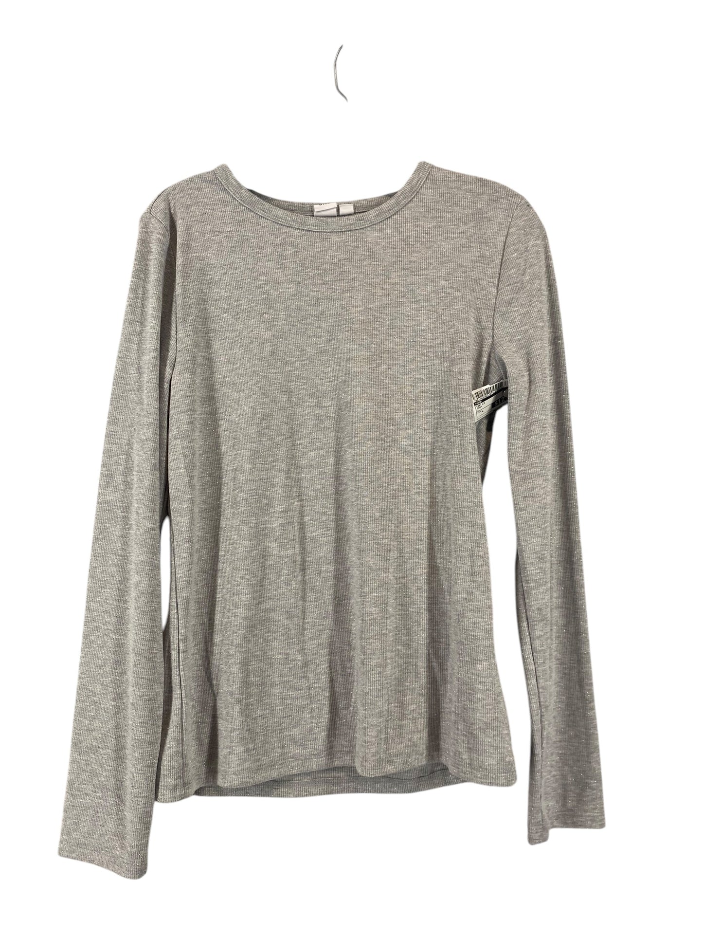 Top Long Sleeve By Gap In Grey, Size: L