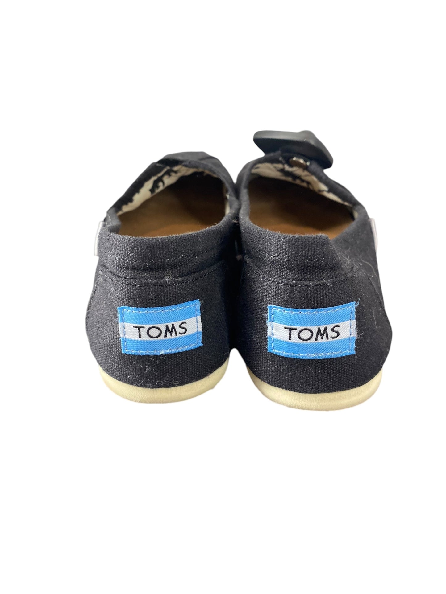 Shoes Flats By Toms In Black, Size: 7.5