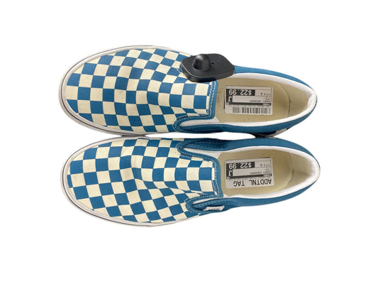 Shoes Sneakers By Vans In Teal, Size: 7.5