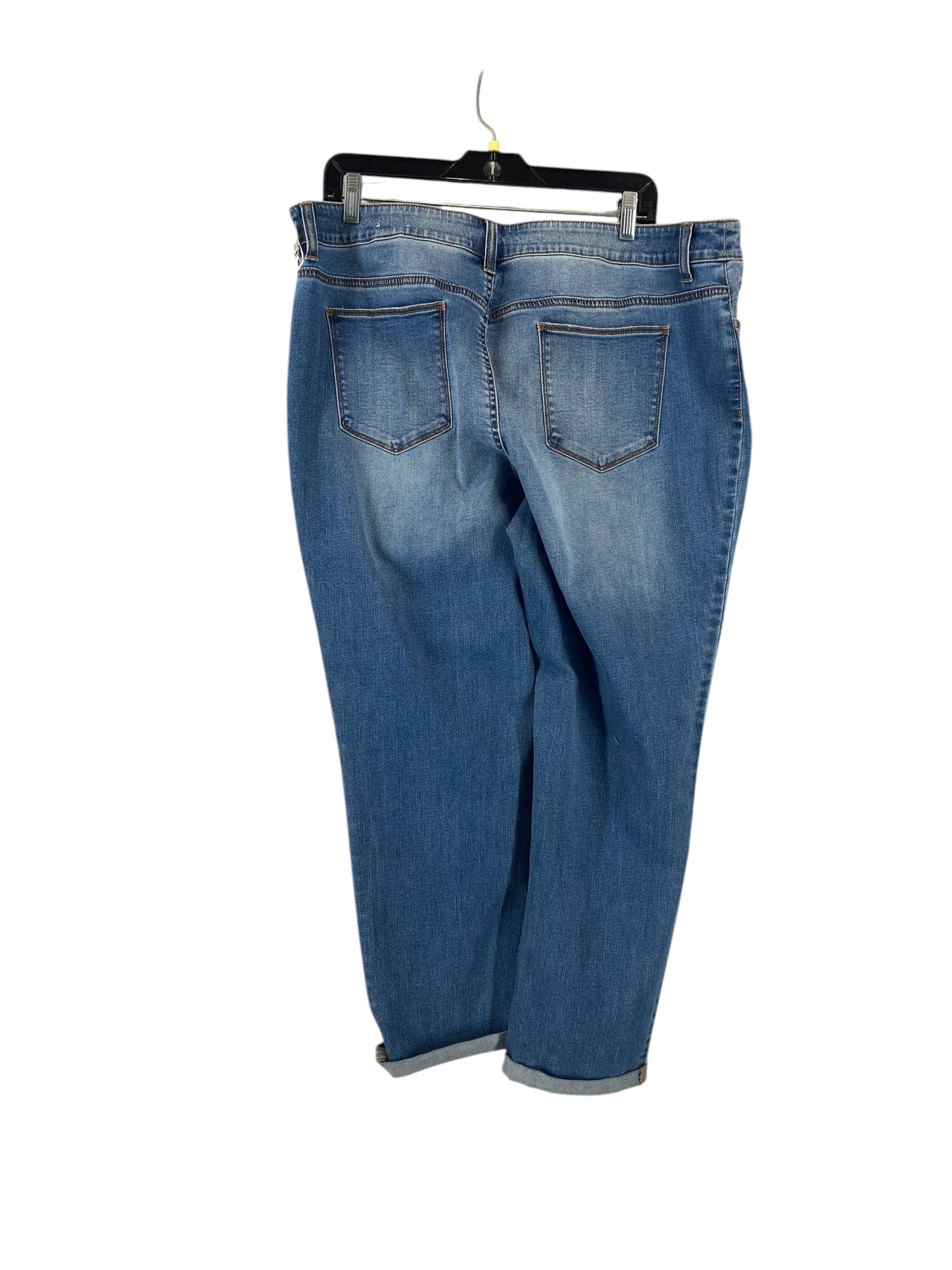 Jeans Cropped By Chicos In Blue Denim