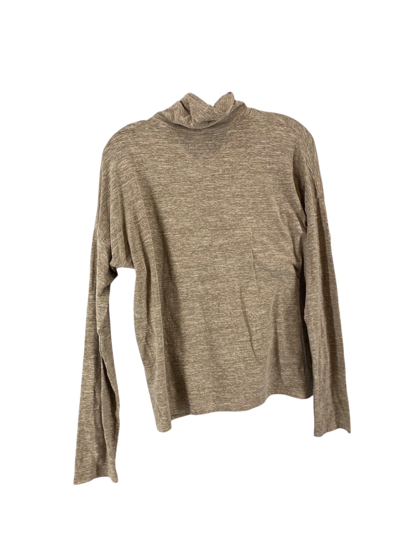 Top Long Sleeve By Madewell In Tan, Size: M