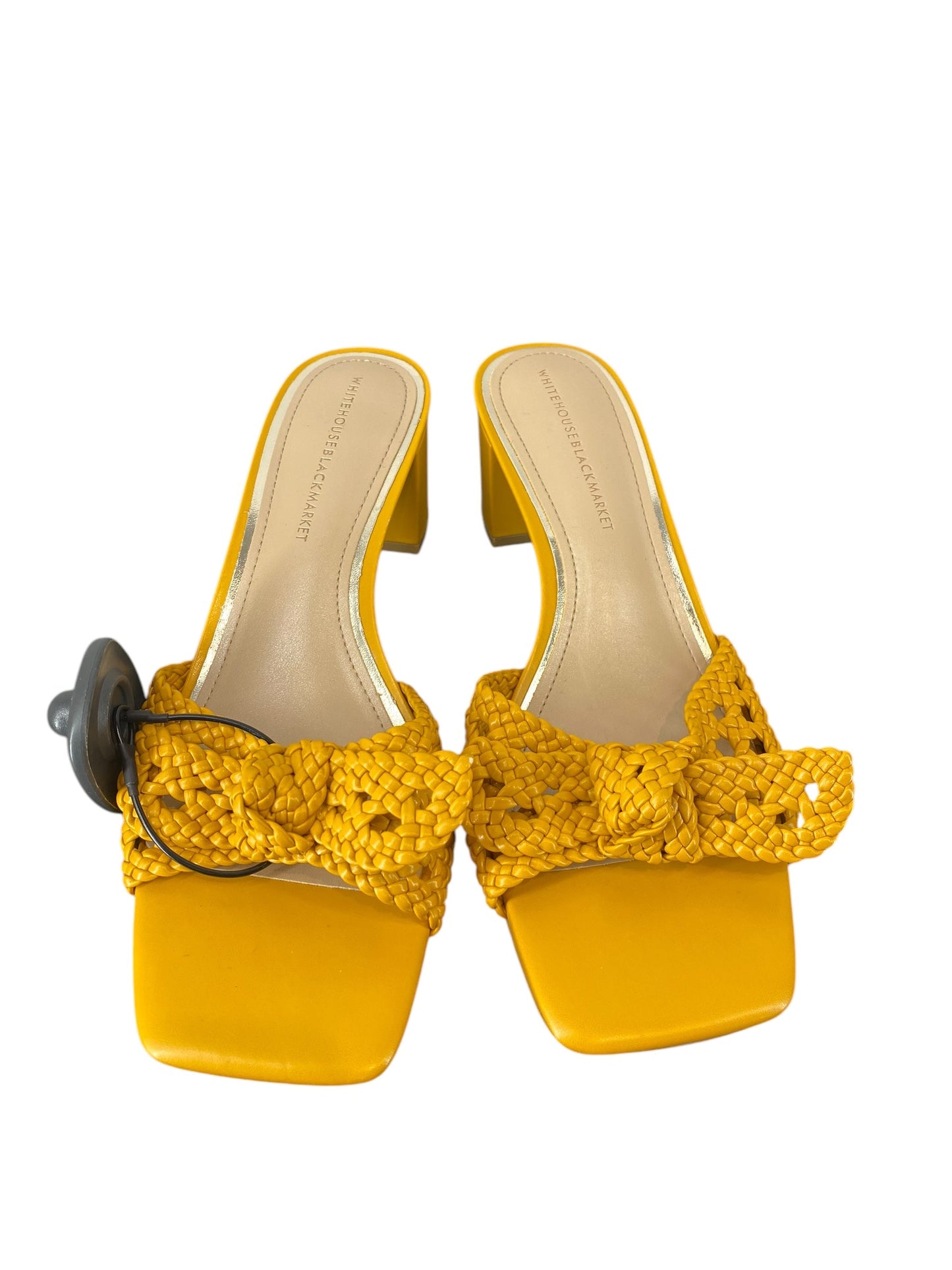 Shoes Heels Block By White House Black Market In Yellow, Size: 7