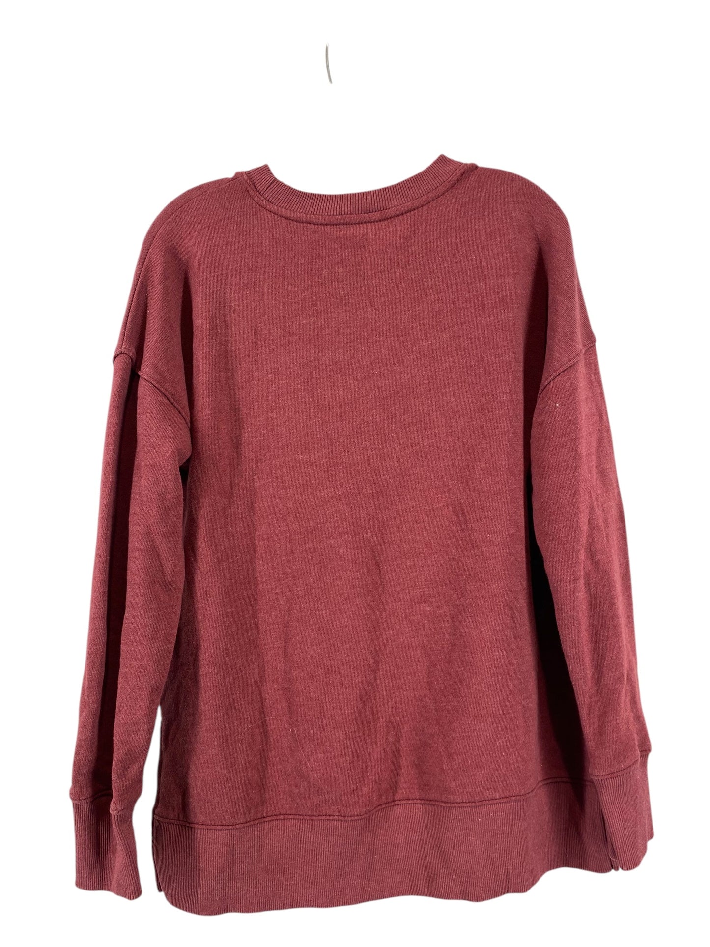 Sweatshirt Crewneck By Time And Tru In Red, Size: S